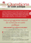 Vers un programme national de recherche en santé publique : ... Image 1